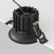 Faretto a incasso con diffusore a LED e struttura in alluminio