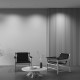 Faretto a incasso con diffusore a LED e struttura in alluminio