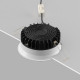 Faretto a incasso in alluminio rotondo dal design moderno per bagno