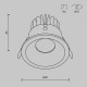 Faretto a LED da incasso in alluminio rotondo dal design moderno