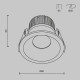 Faretto a LED da incasso in alluminio rotondo dal design moderno