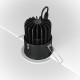 Faretto a LED dimmerabile da incasso in alluminio rotondo dal design moderno