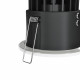 Faretto a LED dimmerabile da incasso in alluminio rotondo dal design moderno