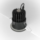 Faretto a LED dimmerabile da incasso in alluminio rotondo dal design moderno