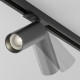 Faretto a led dimmerabile in alluminio per sistema a binario