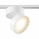 Faretto a LED in alluminio dal design moderno per sistema a binario monofase