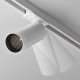 Faretto a led in alluminio per sistema a binario
