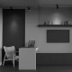 Faretto a led in stile moderno per sistema a binario