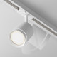 Faretto a led moderno in alluminio per sistema a binario