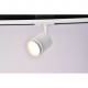 Faretto a led moderno in alluminio per sistema a binario