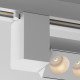 Faretto con striscia LED per sistema binario monofase dal design moderno
