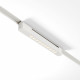 Faretto con striscia LED per sistema binario monofase dal design moderno