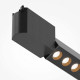Faretto con striscia LED per sistema binario monofase dal design moderno