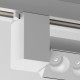 Faretto con striscia LED per sistema binario monofase dal design moderno