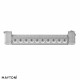 Faretto con striscia LED per sistema binario monofase dal design moderno
