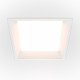 Faretto da incasso a LED con struttura quadrata in alluminio dal design moderno