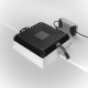 Faretto da incasso a LED con struttura quadrata in alluminio dal design moderno