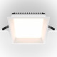 Faretto da incasso a LED con struttura quadrata in alluminio dal design moderno