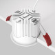 Faretto da incasso con diffusore a led