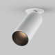Faretto da incasso con diffusore orientabile in alluminio dal design moderno