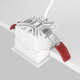 Faretto da incasso dal design moderno con diffusore a led