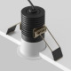 Faretto da incasso in alluminio con diffusore a led