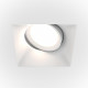 Faretto da incasso in alluminio quadrato dal design moderno