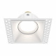 Faretto da incasso in alluminio quadrato dal design moderno