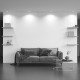 Faretto da incasso in stile minimalista montatura in alluminio