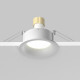 Faretto da incasso per bagno diffusore rotondo in alluminio dal design moderno