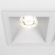 Faretto da incasso quadrato con doppio diffusore a led