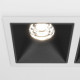 Faretto da incasso quadrato con doppio diffusore a led