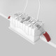 Faretto da incasso quadrato con doppio diffusore a led