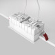 Faretto da incasso quadrato con doppio diffusore a led moderno