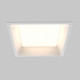 Faretto da incasso quadrato in alluminio con diffusore a led design moderno