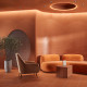 Faretto da incasso rotondi in alluminio verniciato in stile moderno