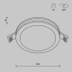 Faretto da incasso rotondo a Led in stile moderno in alluminio