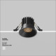 Faretto da incasso rotondo con diffusore a led