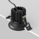 Faretto da incasso rotondo con diffusore a led