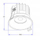 Faretto da incasso rotondo con diffusore a led