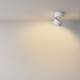 Faretto da soffitto a led con diffusore in alluminio orientabile