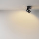 Faretto da soffitto a led con diffusore in alluminio orientabile