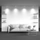 Faretto da soffitto con diffusore a LED a forma di cilindro dal design moderno
