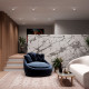 Faretto da soffitto con diffusore a LED a forma di cilindro dal design moderno