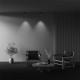 Faretto da soffitto con diffusore a LED in alluminio dal design moderno