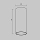 Faretto da soffitto con diffusore a LED in alluminio dal design moderno