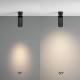 Faretto da soffitto con diffusore a led orientabile in alluminio
