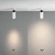 Faretto da soffitto con diffusore a led orientabile in alluminio
