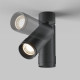 Faretto da soffitto con diffusore a led orientabile in alluminio