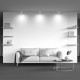Faretto da soffitto con diffusore in alluminio rotondo dal design moderno